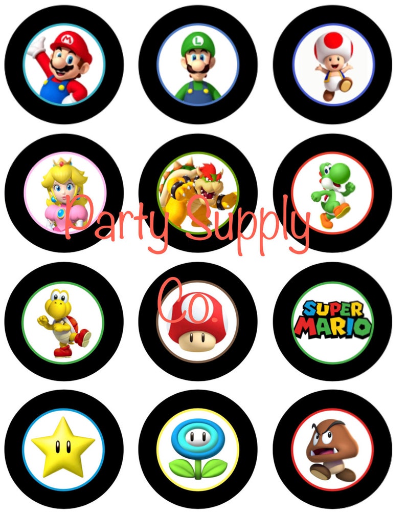 super-mario-cupcake-toppers-instant-download-printable-pdf-etsy