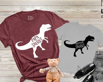 Mommy and Me Dino - Etsy