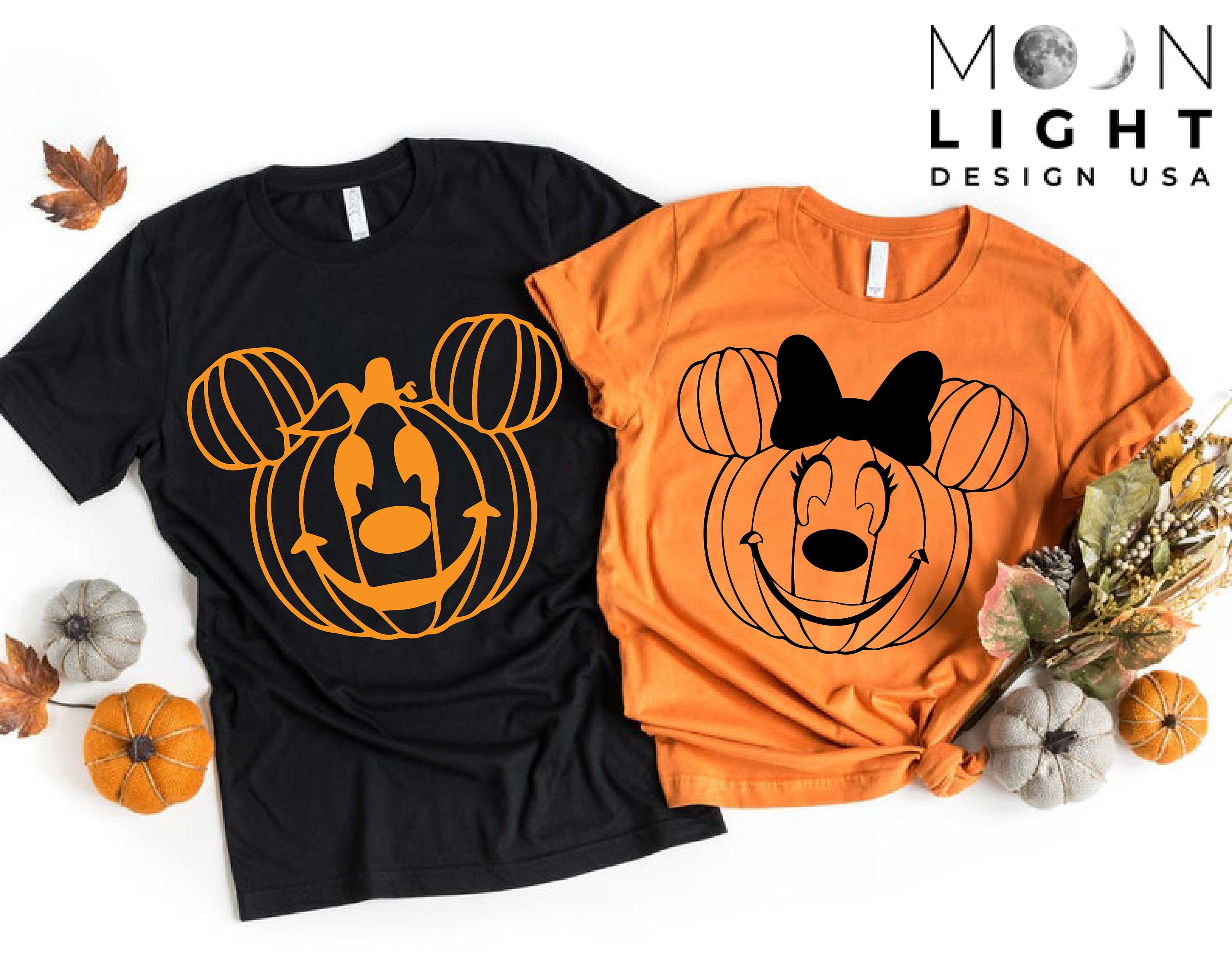 Disney Halloween Shirts Disney Pumpkin Shirts Disney Etsy