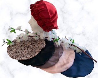 Pure Mulberry Silk Sleep Bonnets