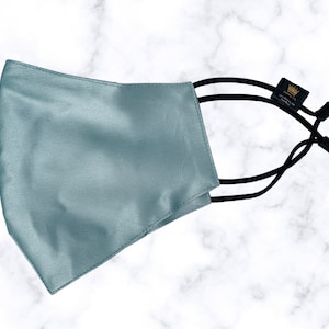 Pure Mulberry Silk Face Mask with a Filter Pocket in 4 colours
