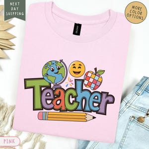 Teacher Unisex Shirt, Cute Teacher Gift, Spring School Teacher Tee, Teaching Tee, Gift for Teacher, Teacher Appreciation Gift, Teacher gift
