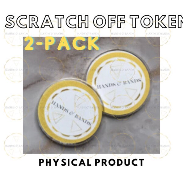 Scratch off Coins Etsy