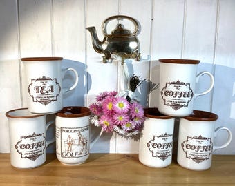 Vintage Churchill Coffee Mug: 1980s England Staffordshire
