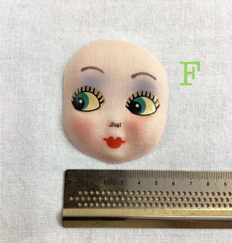 Vintage Doll Face: Cloth, Plastic, Rubber - Craft Supply F. Kewpie