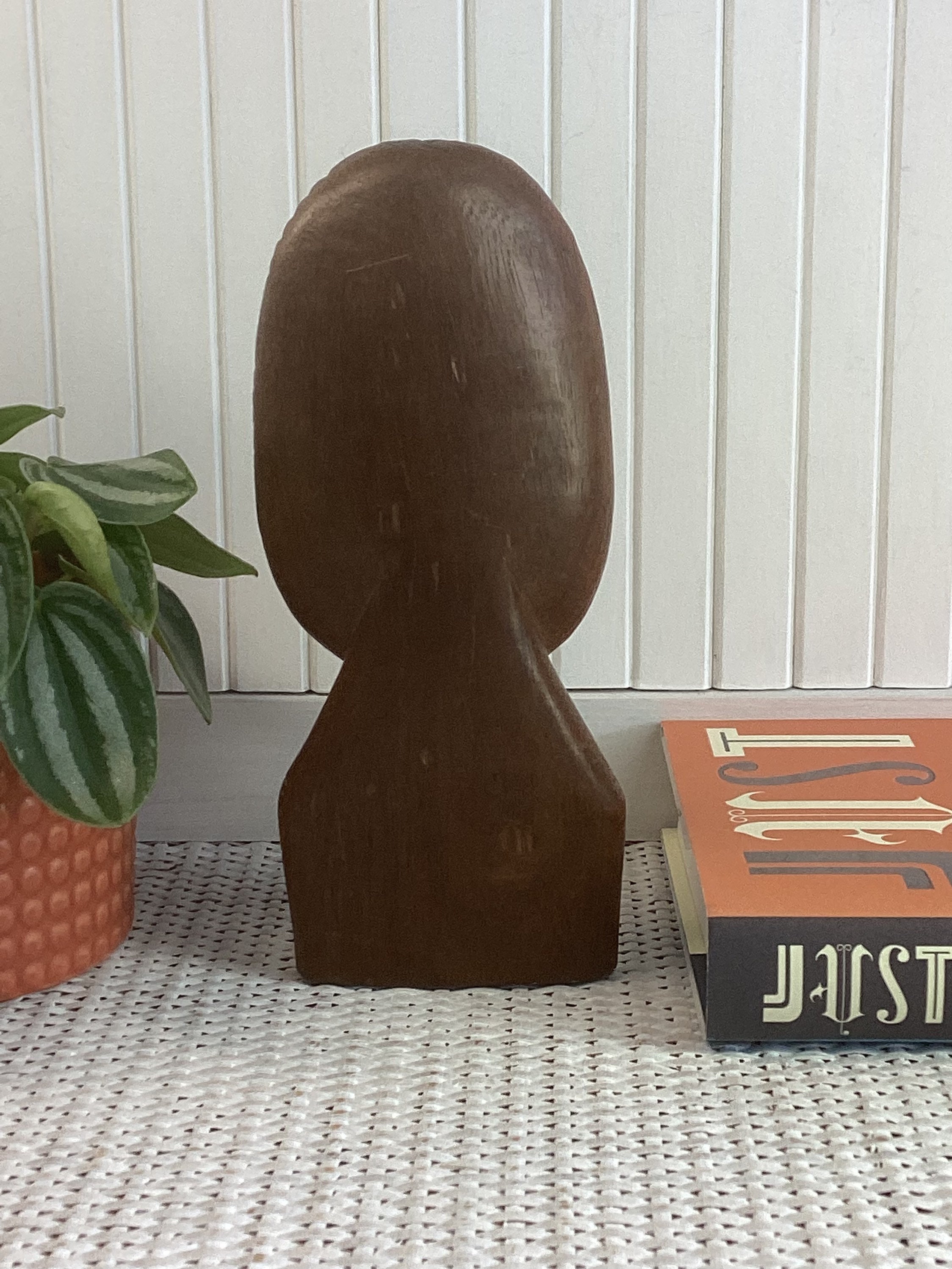 Hand Carved Wood Face Sculpture Figure Figurine Etsy Australia