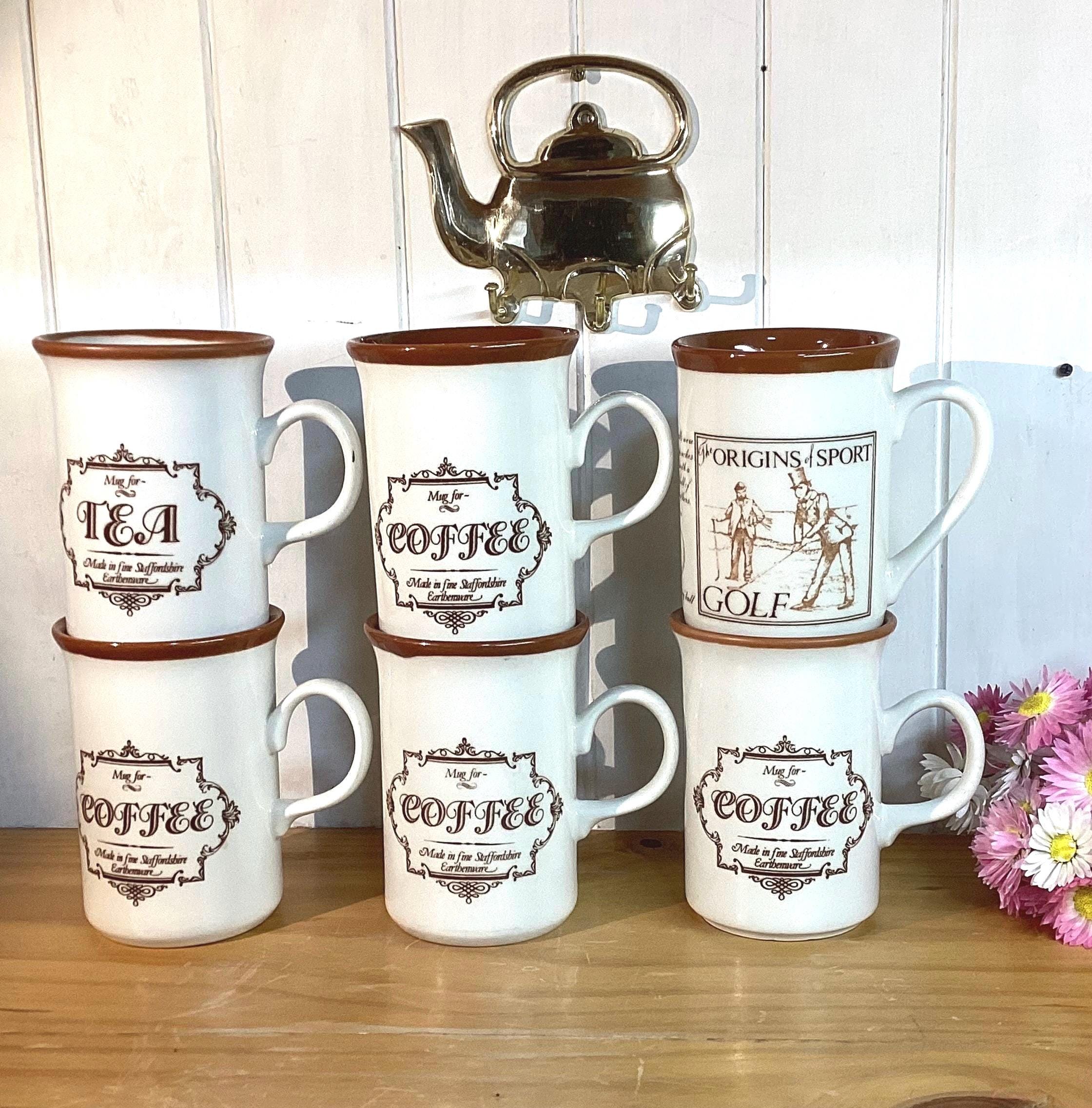 Vintage Churchill Coffee Mug: 1980s England Staffordshire