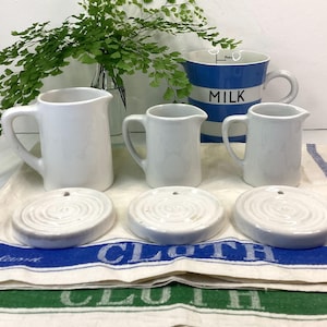 Vintage BRISTILE Milk Boiler Wembley Ware Ceramic Milk Saver Australian Pottery Vintage Milk Cream Jug Bristile Vintage Kitchenware