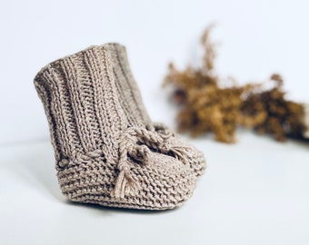 Patrón de tejido para patucos de bebé, patrón de tejido fácil, patrón en  PDF, patrón de zapato de bebé para principiantes, pantuflas de bebé, patucos