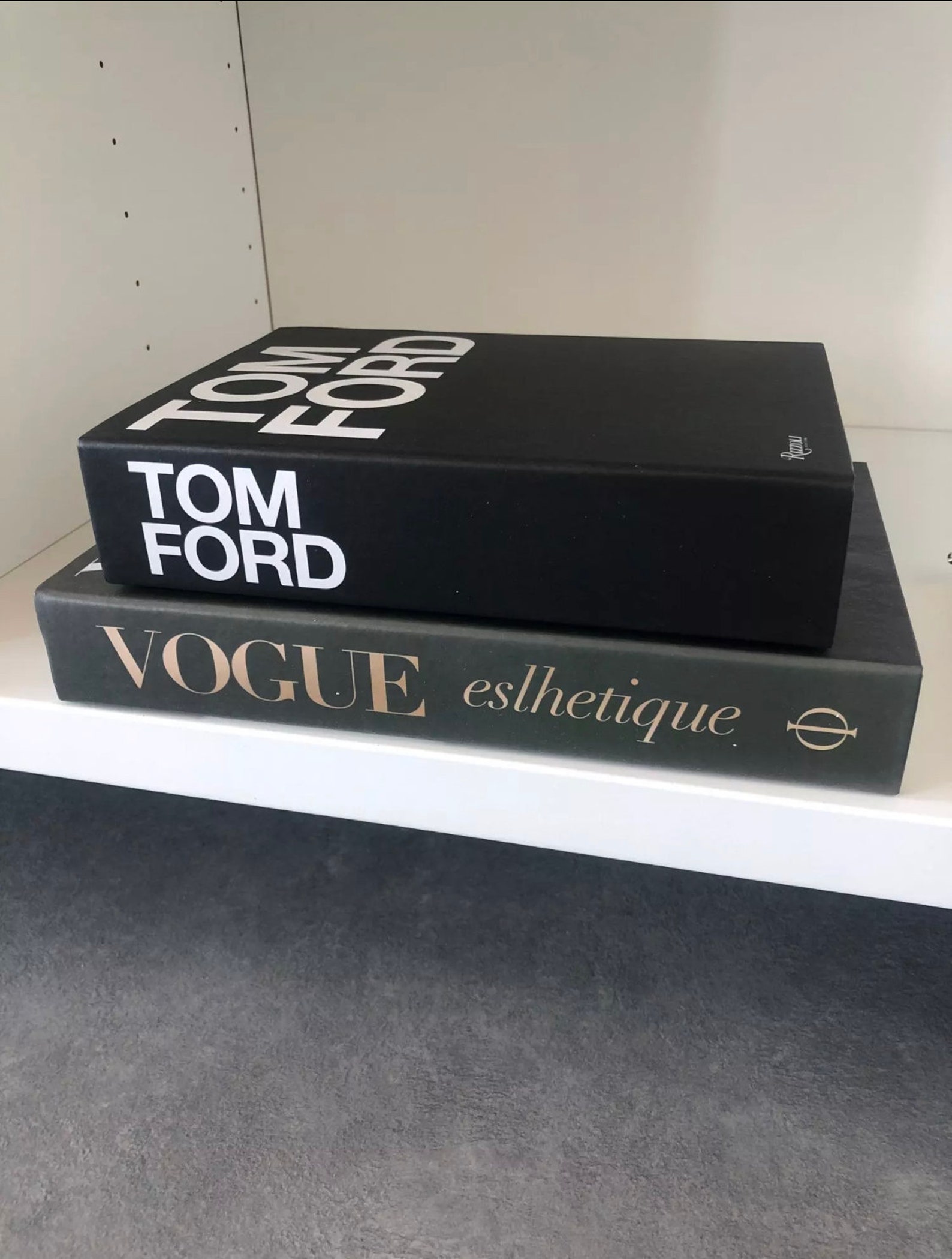 Vogue Tom Ford Fake Books Modern Chic Fashion Home Decor Books Etsy
