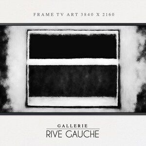 Samsung Frame TV Art • Abstract Modern • Monochrome • Samsung Art TV •  Oil Painting • Instant Download • Frame TV