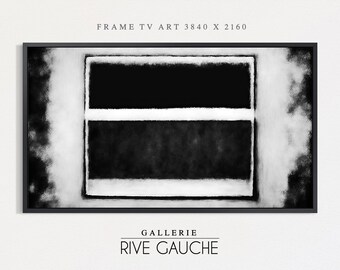 Samsung Frame TV Art • Abstrait Moderne • Monochrome • Samsung Art TV • Peinture à l’huile • Téléchargement instantané • Frame TV