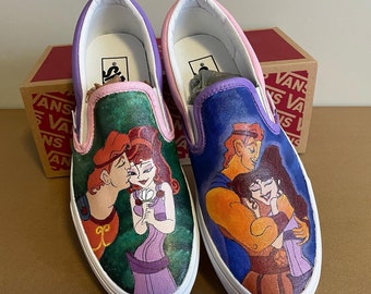 Custom Vans | Custom Design, Hand-Painted Vans Slip-On Shoes