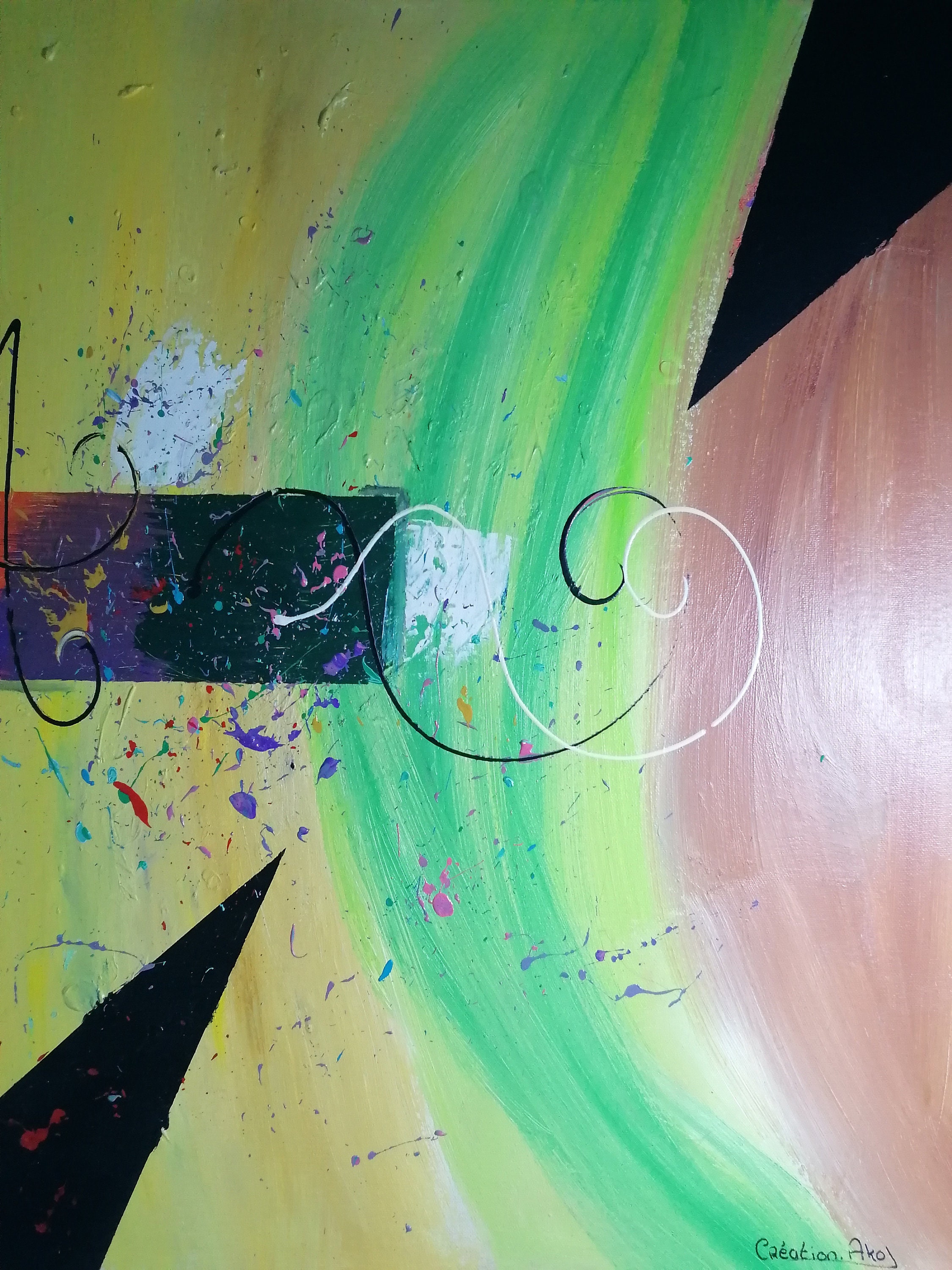 Tableau Abstrait 40x60 cm