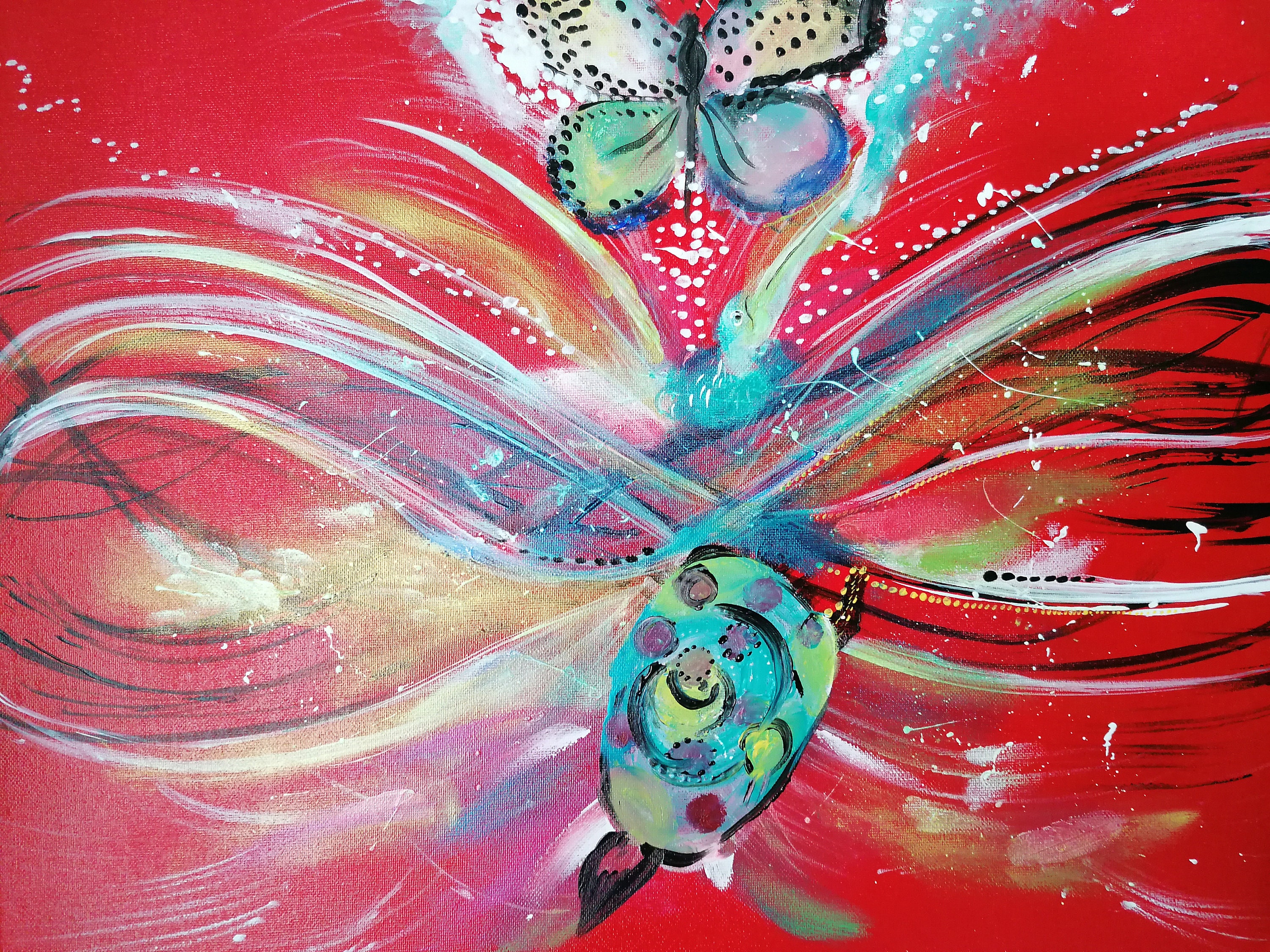 Tableau Abstrait 30x50 cm