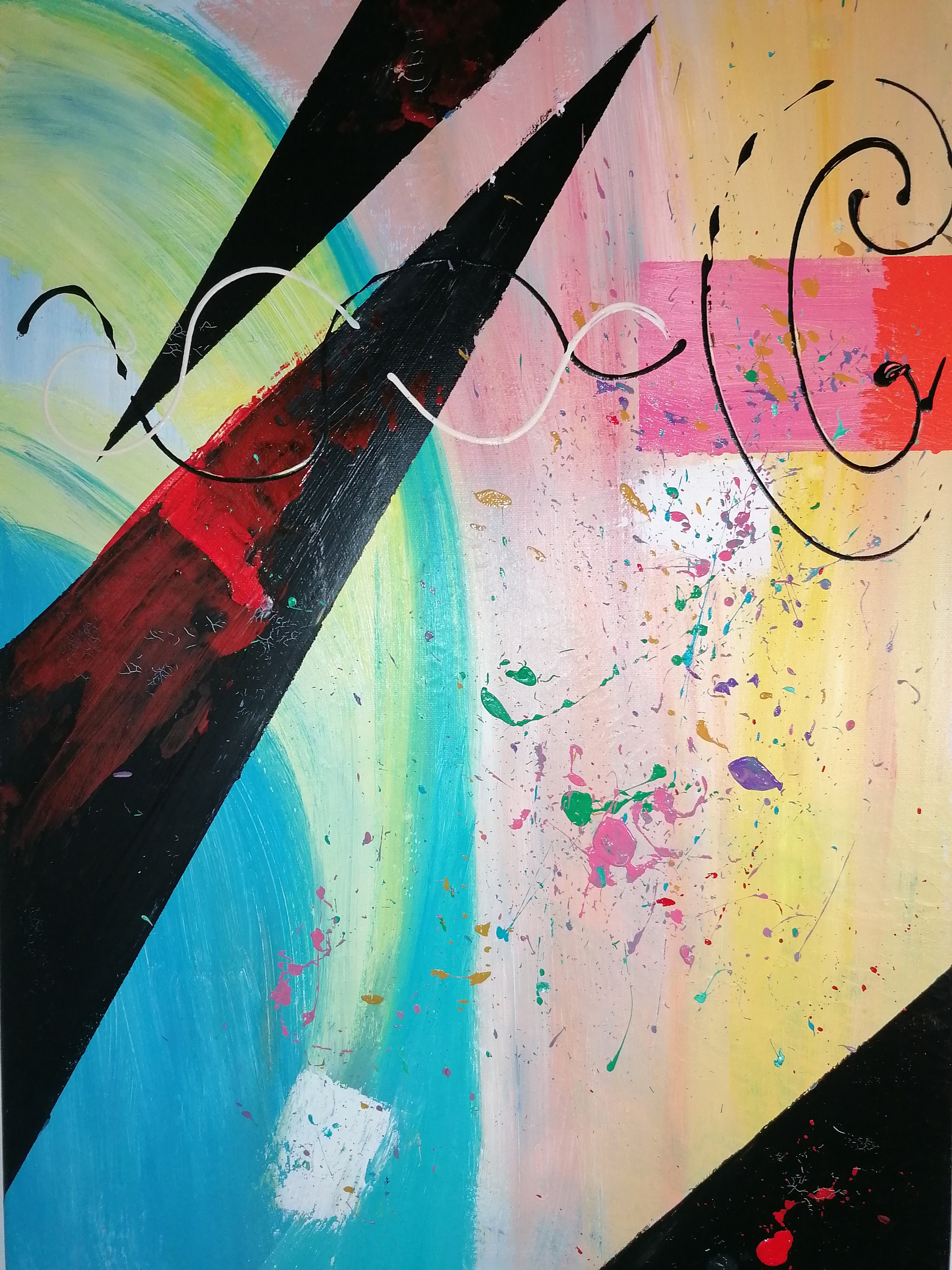 Tableau Abstrait 40x60 cm