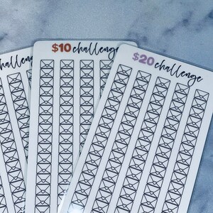 Savings Trackers ONLY* Savings Challenge Bundle | 5, 10, 20 Dollar Challenge
