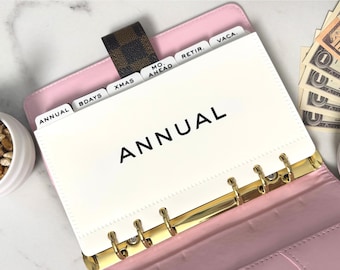 A6 Tabbed Budget Envelopes | Cash Stuffing System