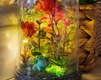 Light Up Dome Terrarium - Bulbasaur