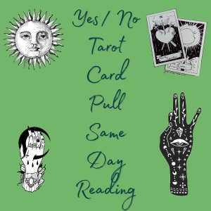 Same Day Tarot Card Readings ||Yes or No Questions||