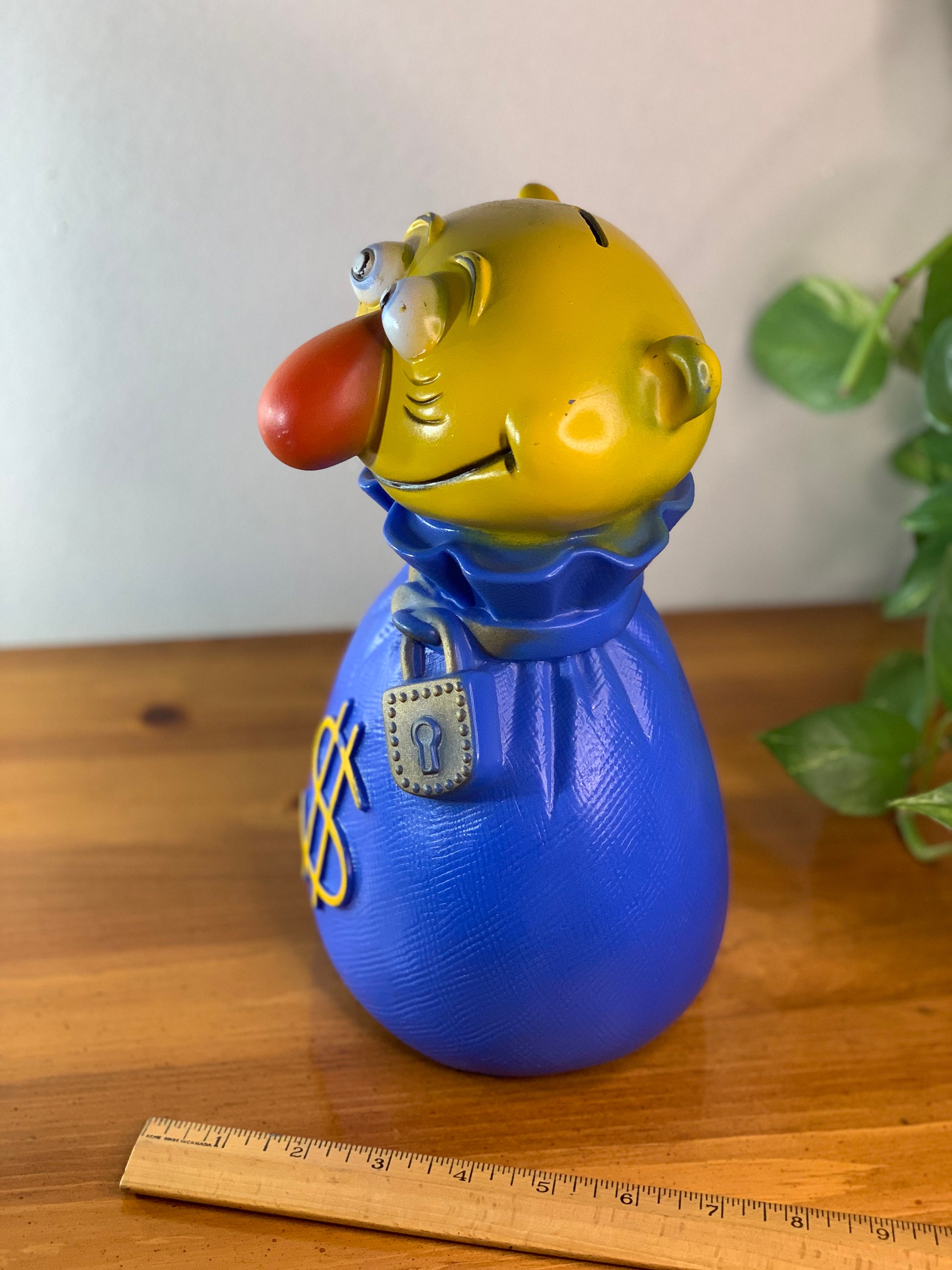 Vintage Coin Bank, Mr Money Bags, Plastic Piggy Bank - Etsy