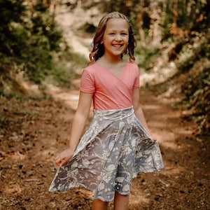 Girls Modest Twirly Play Dress Shorts Set Pockets Soft Tagless Lizard Axolotl Snake Dragonfly Moth Ants Butterfly Ladybug Animal Insect Bug image 1