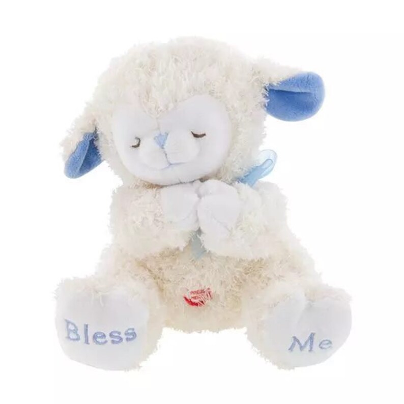 Praying Lamb With Sound. Best Baby Gift Christening Gifts Etsy