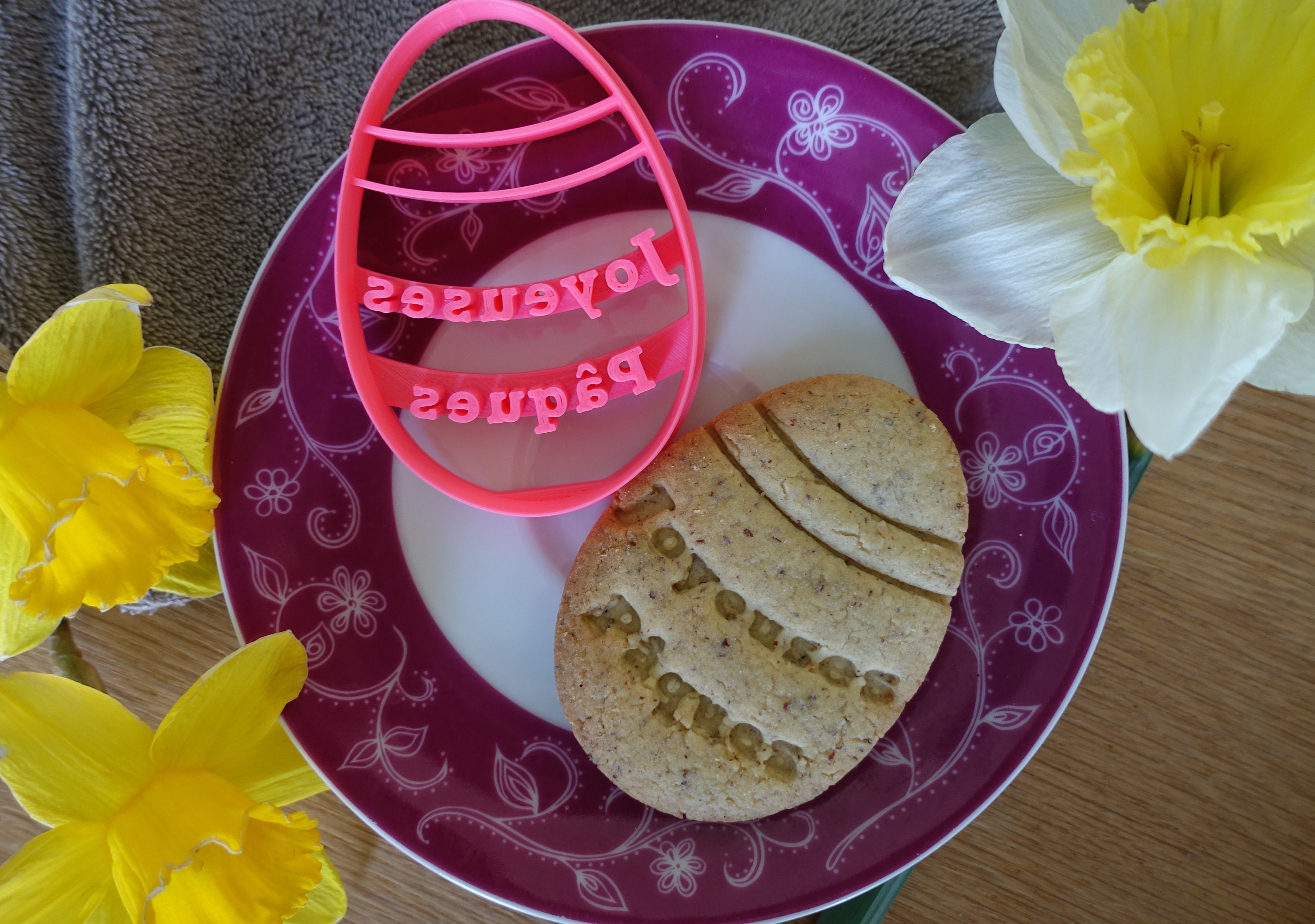 5pcs Coupe-biscuits de Pâques pour les enfants, Ensemble de coupeurs d' emporte-pièces de Pâques