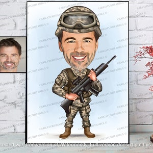 Soldier Gift, Custom Army Portrait, Personalized Army Husband Gift, Army Retirement Gift, Army Funny Gift, Soldier, Military, Army Svg Png
