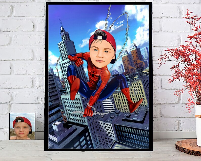 Turn Yourself Into Superhero Digital Download Superhero Etsy