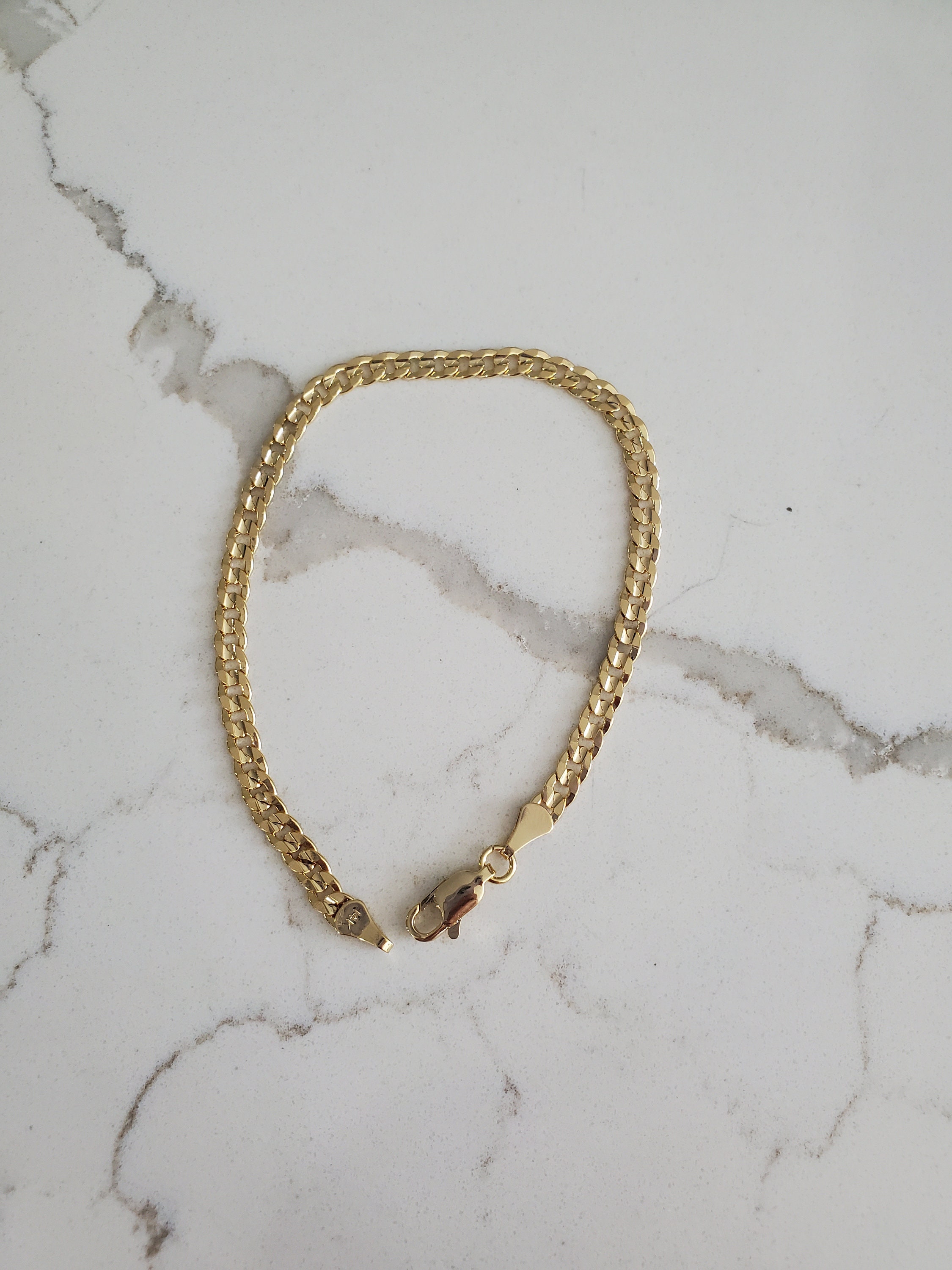 Small Cuban Link Bracelet Etsy