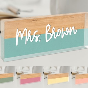 Personalized Teacher Gifts, Teacher Desk Name Plate, Gifts For Teacher Women, Teacher Name Sign, Teacher Appreciation Gift, Teacher Gift