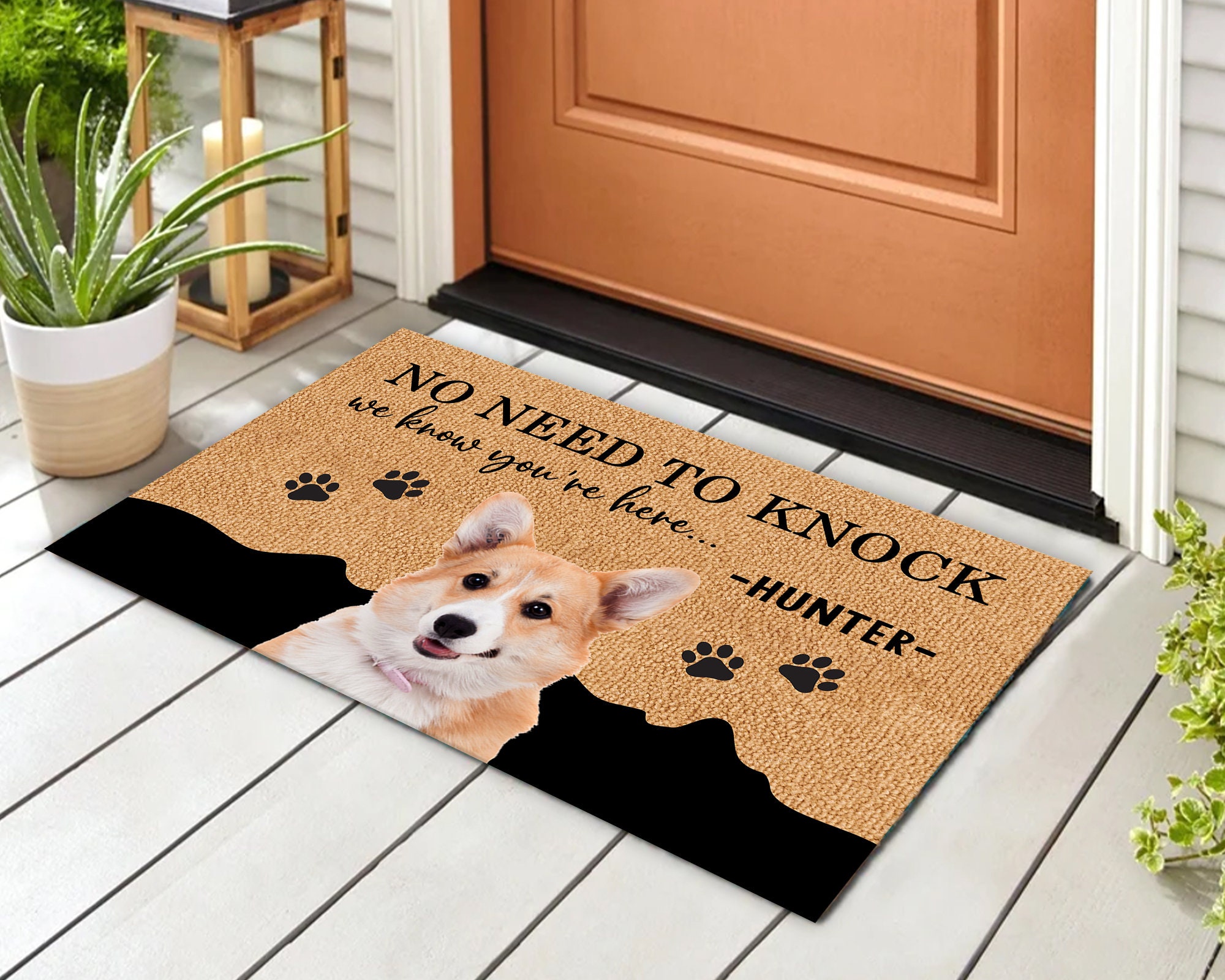 Personalized Dog Doormat Custom Dog Mat Funny Dog Doormat Etsy