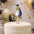 Custom Graduation Cake Topper For Girls, Class Of 2026 Cake Topper, Grad Party Decor, Senior Gift For Daughter, Graduation Gifts For Her