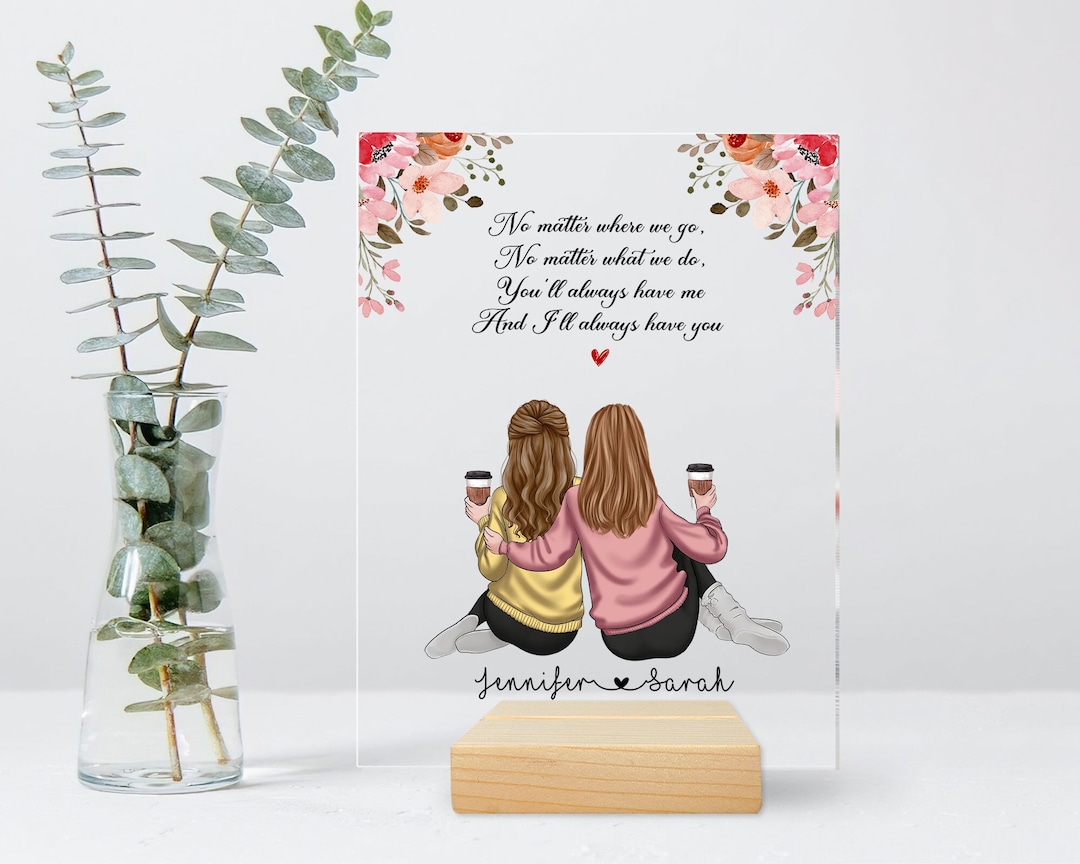 Best Friend Plaque, Best Friend Gift, Personalized Gifts for Her