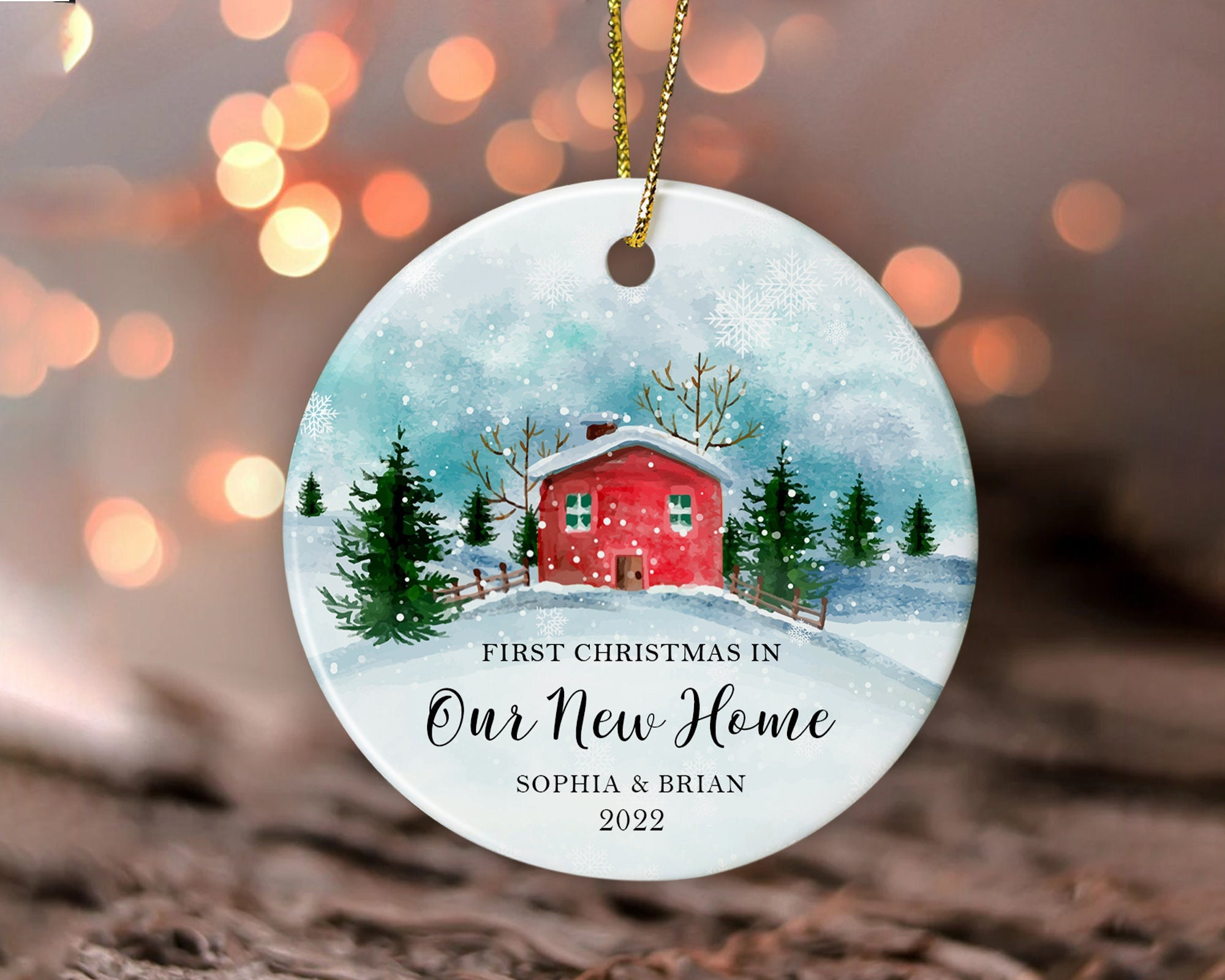 First Christmas in Our New Home Ornament 2022 New Home - Etsy