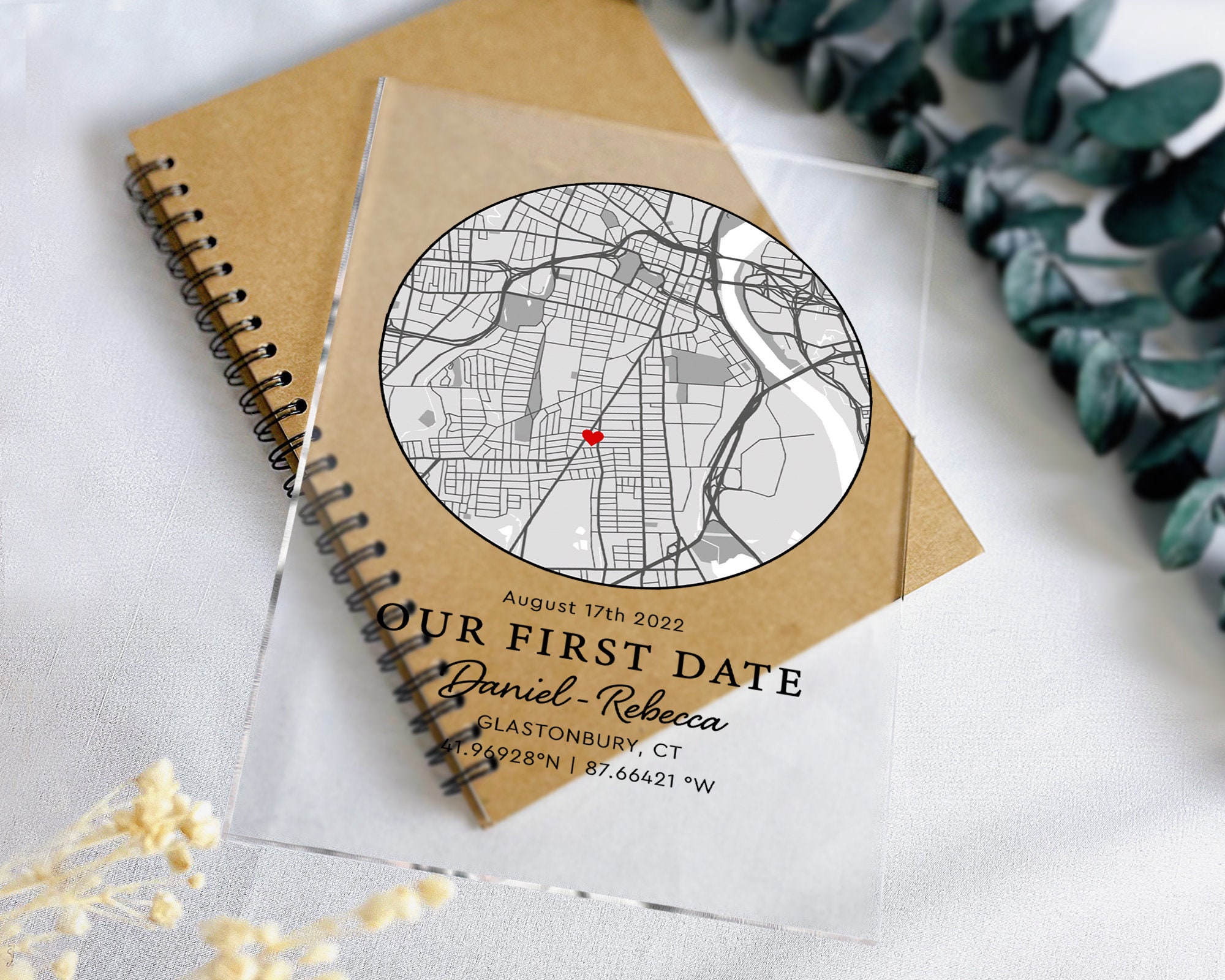 Custom Map Plaque – Make Your First Date Cherished Forever! :  u/firstdate_gift
