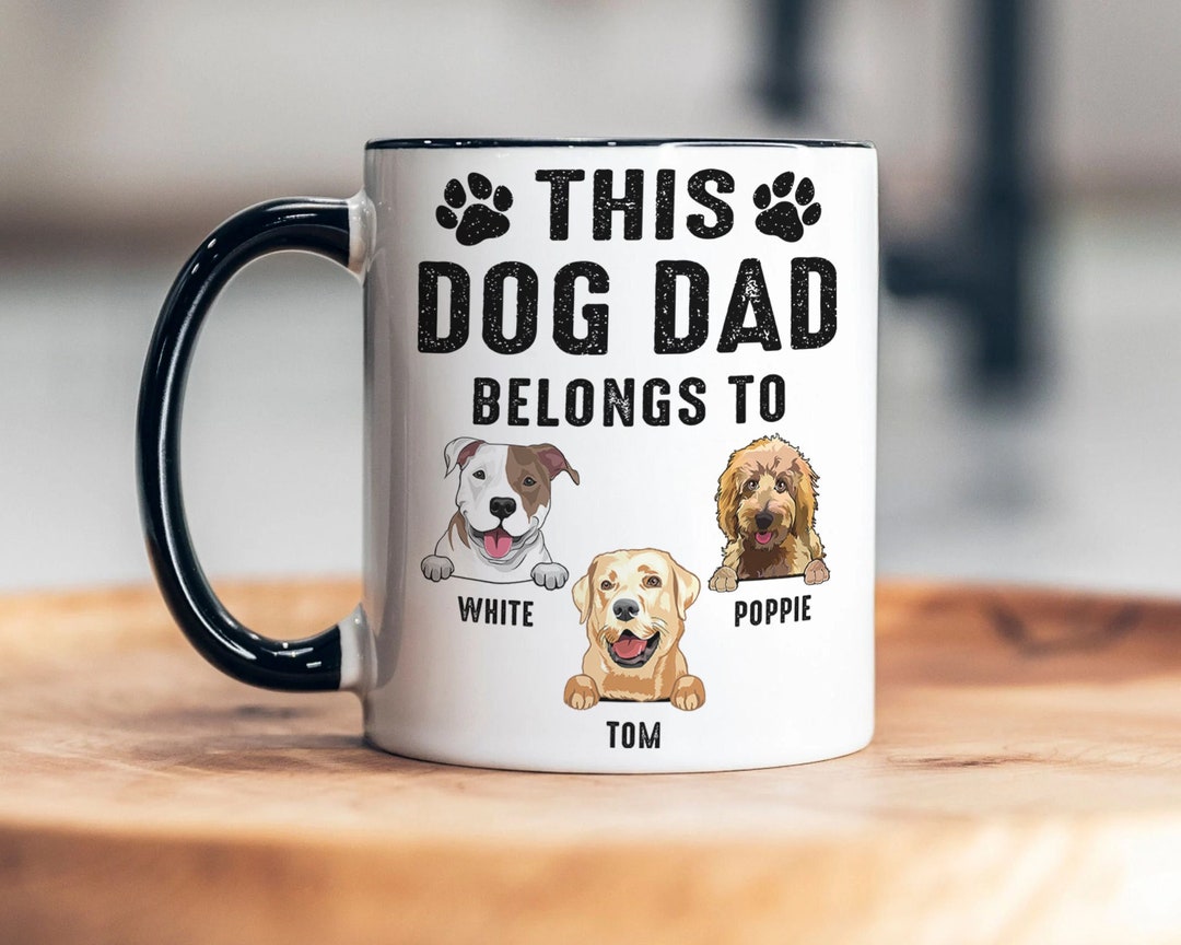 Personalized Dog Dad Gifts Fathers Day Gifts for Dog Dad Etsy