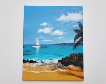 Beach Acrylic painting on canvas