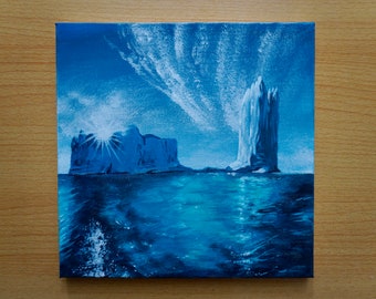 Glaciers of the Sea Acrylic painting on canvas