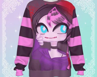 Creepypasta the killer All-Over Print Women's Thicken Sweater