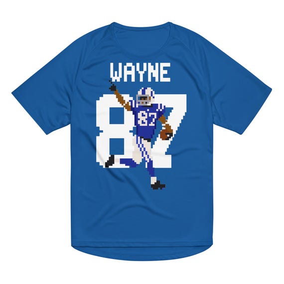 Retro Pixel Reggie Wayne #87 Football Jersey – 100% Breathable