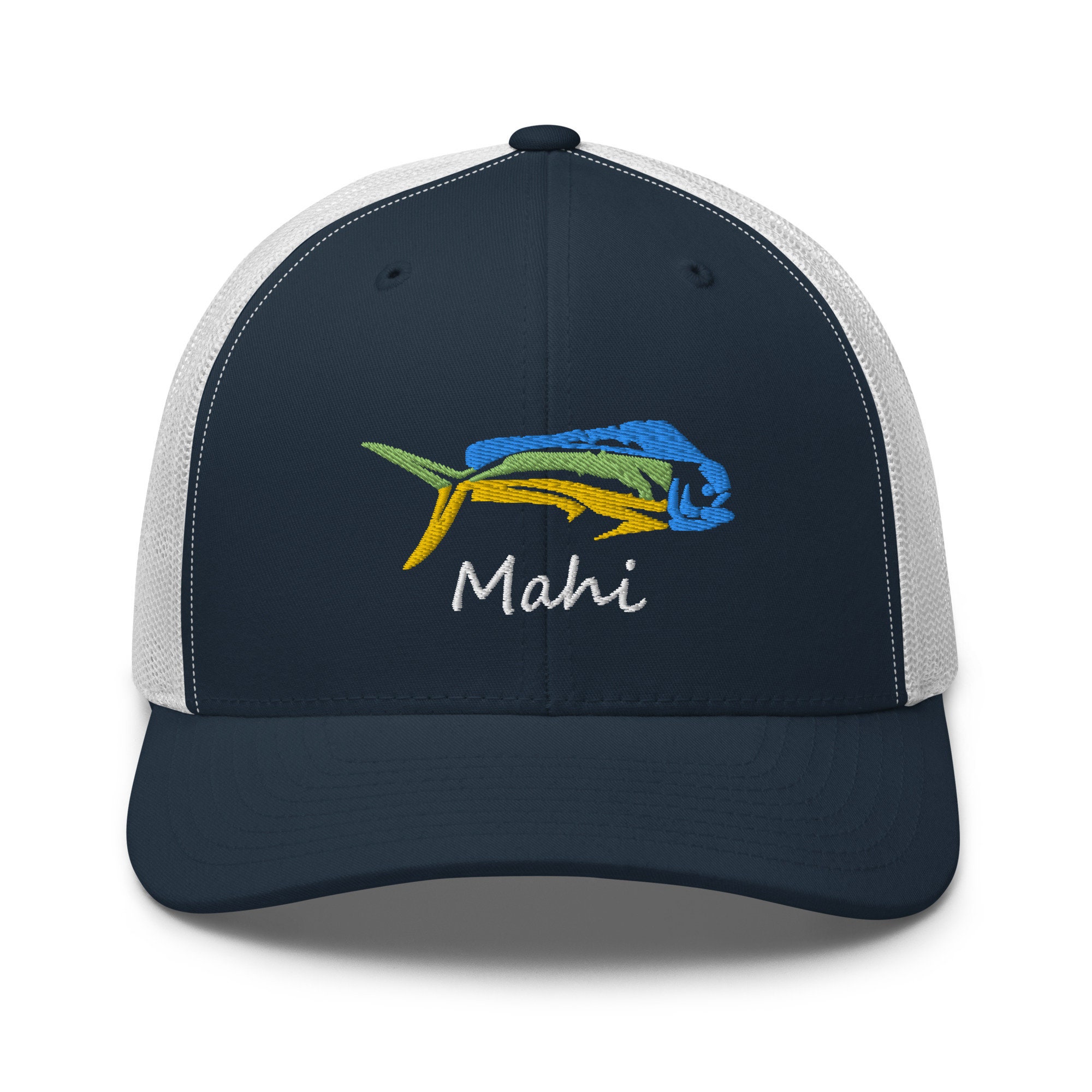Dorado Mahi Mahi Dolphin Fish Richardson 112 Snap Back Trucker Hat :  Handmade Products 