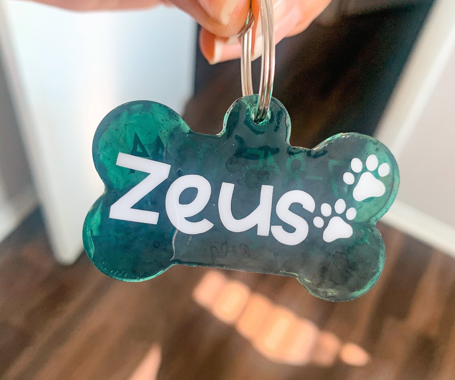 Personalized Epoxy Resin Dog Tags Etsy