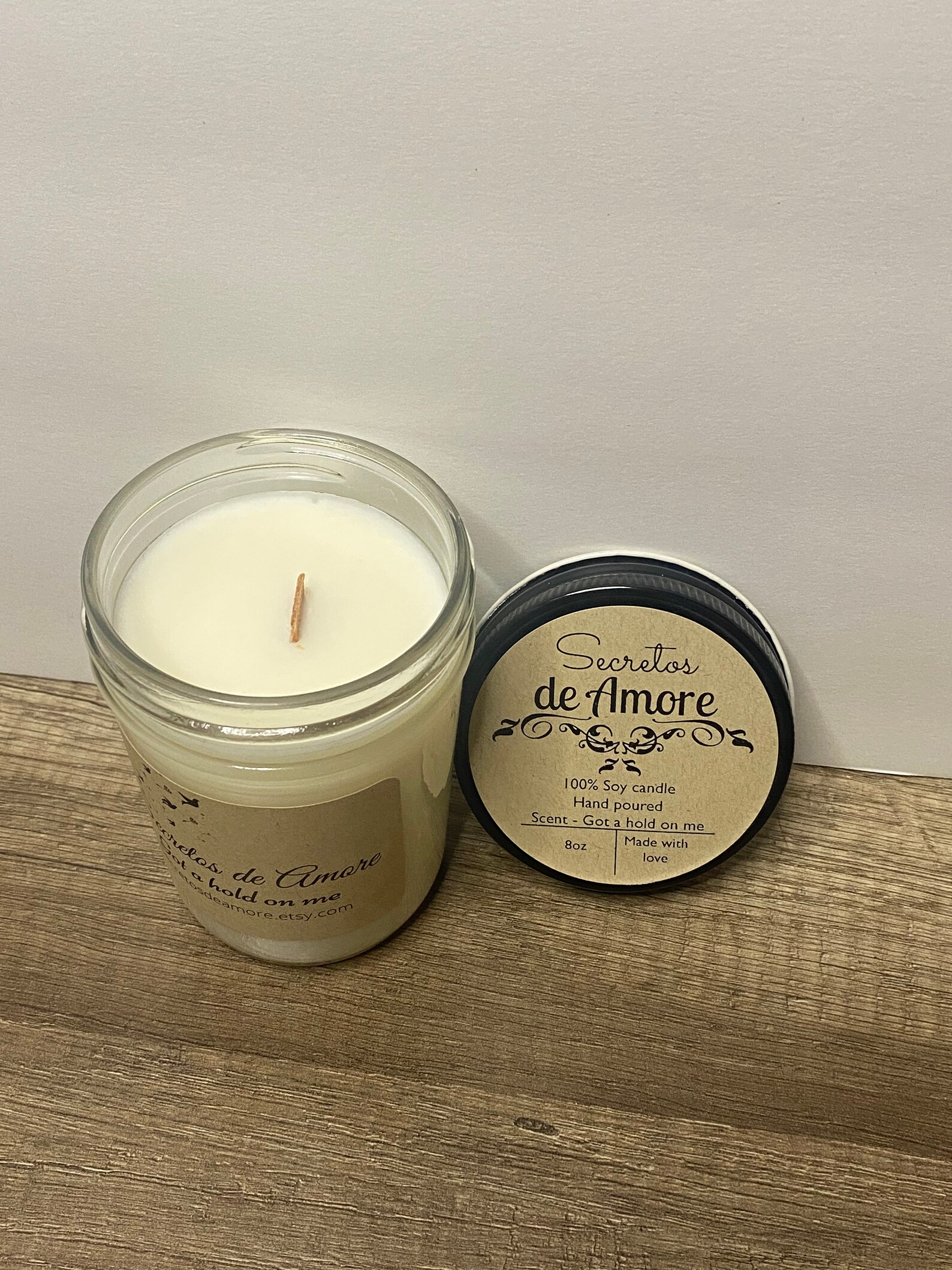 Soy candle hand poured 100 phthalate free Etsy