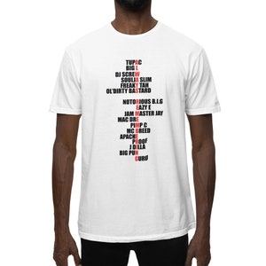 Hiphop T-shirt Rap T-shirt Underground hiphopkleding breakdance dj hiphop djs cadeaus voor djs rappers reggae jungle producenten monsters
