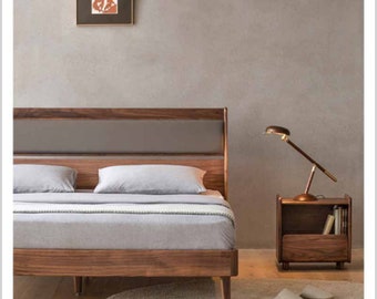 Solid Walnut Bed Etsy