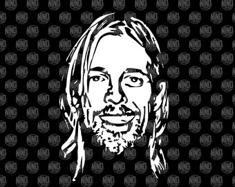Taylor Hawkins drummer of foo fighters band r.i.p 1972-2022 SVG PNG JPG Digital download vector file