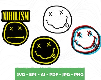 Free Free Nirvana Smiley Svg 340 SVG PNG EPS DXF File