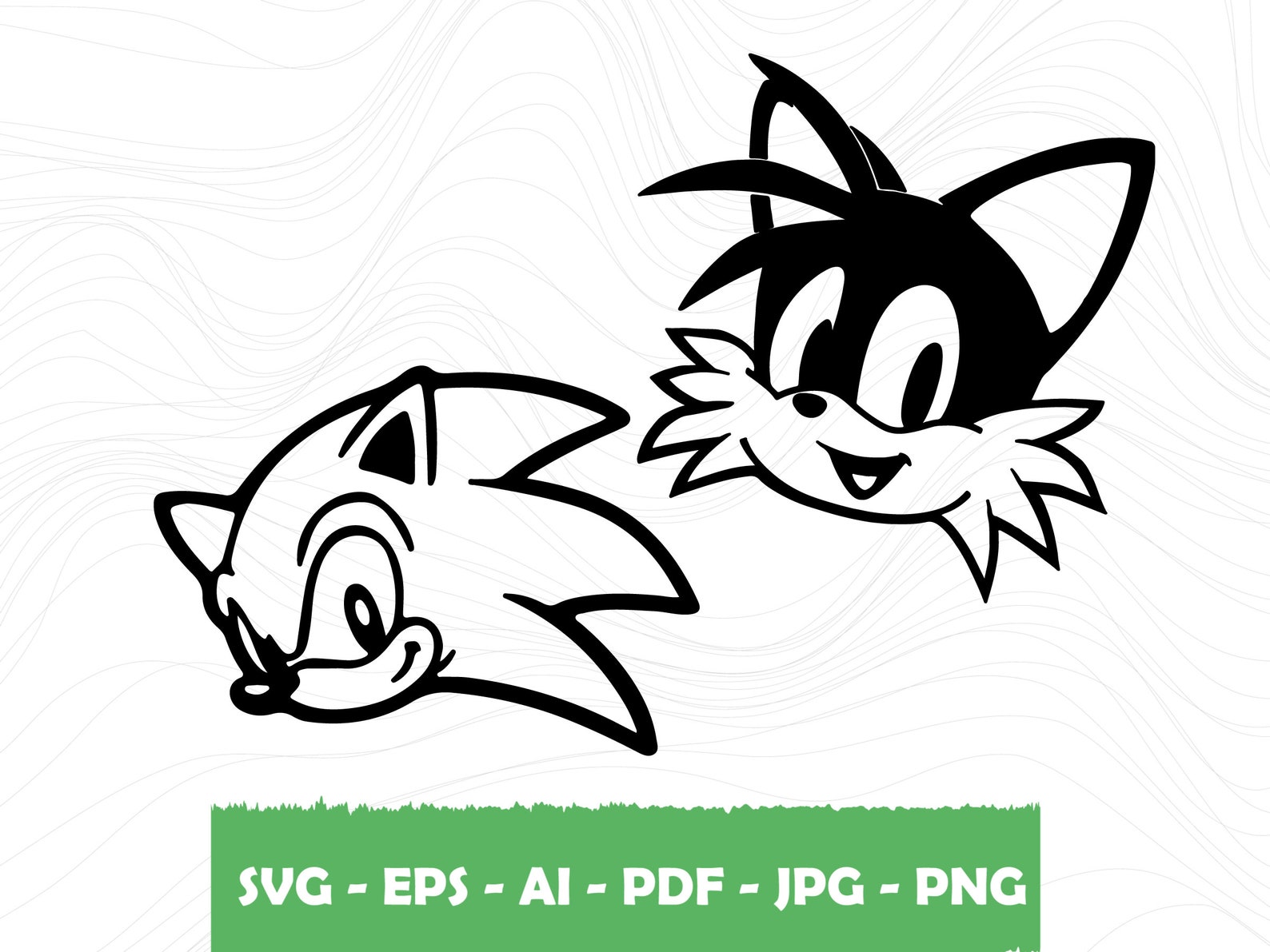 Sonic Hedgehog SVGSonic HedgehogSonic SVG Layered SVG | Etsy